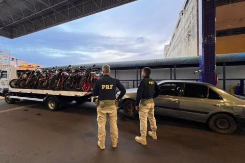 PRF recolhe 16 motos em operação na Ponte da Amizade e aplica 80 multas em um dia