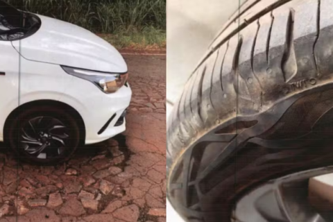 Prefeitura vai indenizar motorista que teve pneu danificado por buraco em rua