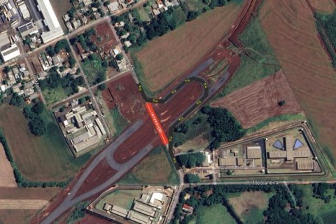 Rua Mercúrio, próximo à penitenciária, ficará interditada a partir de segunda.