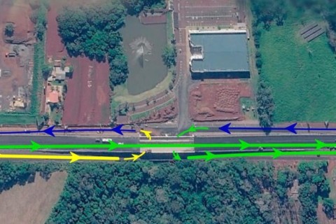 Rodovia das Cataratas terá novo trecho liberado para motoristas nesta sexta-feira